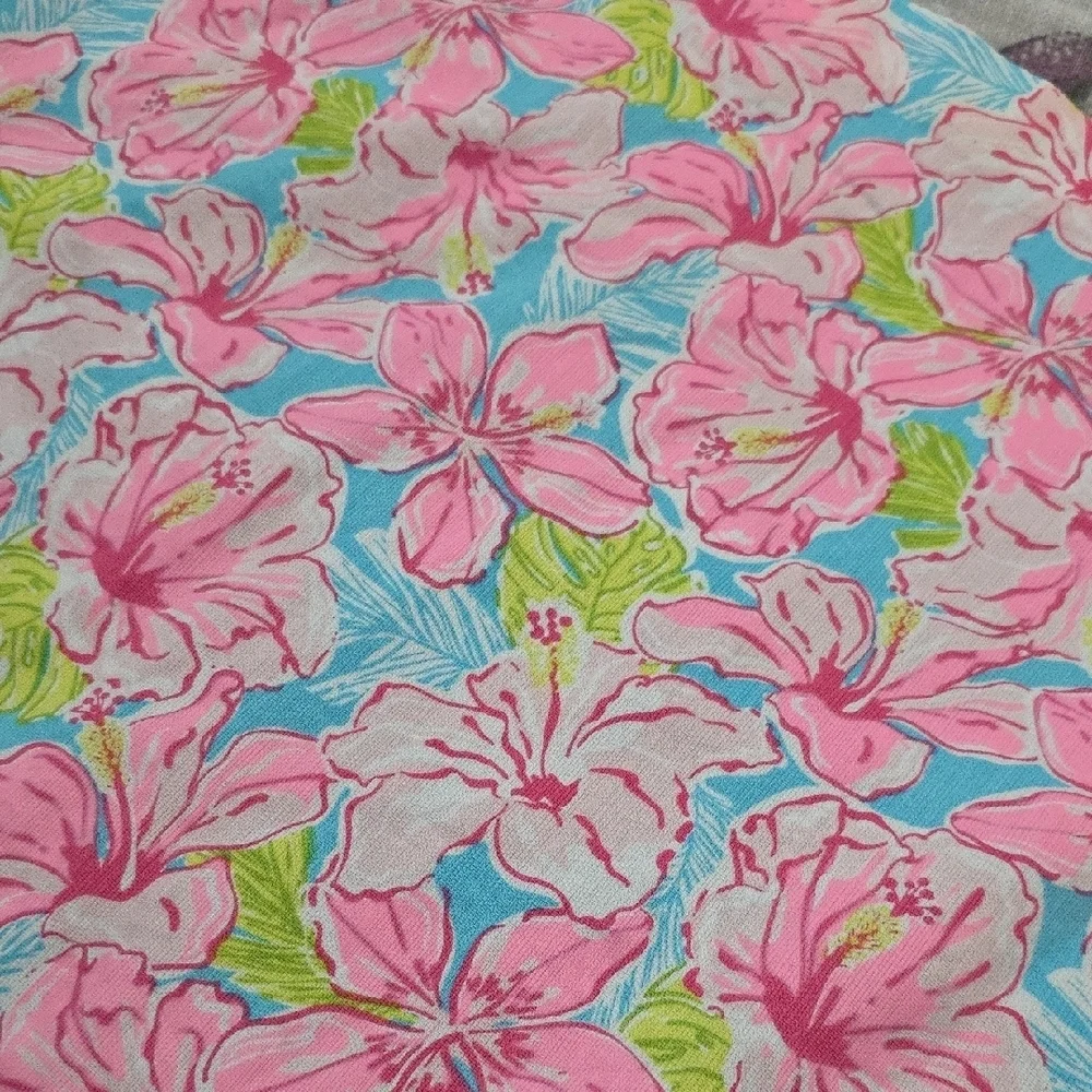 Tommy Bahama Pink And Green Dress Size 8
